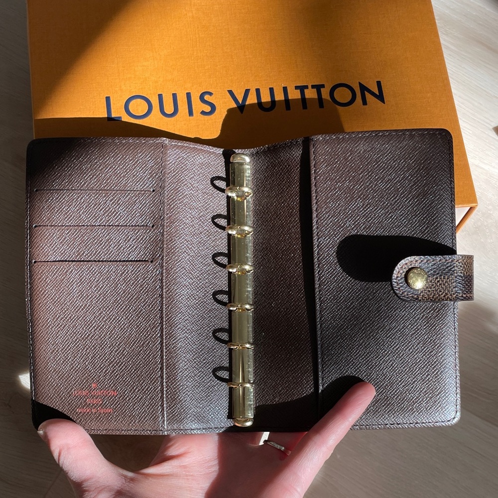 Louis Vuitton Damier Ebene Agenda Planner - Picture 9 of 14
